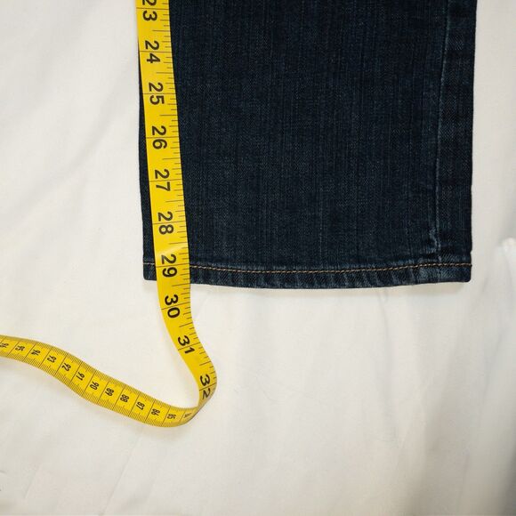 Old Navy Jeans Women's size 16 Blue Dark Wash The Diva Denim Jeans Bootcut - Picture 4 of 5